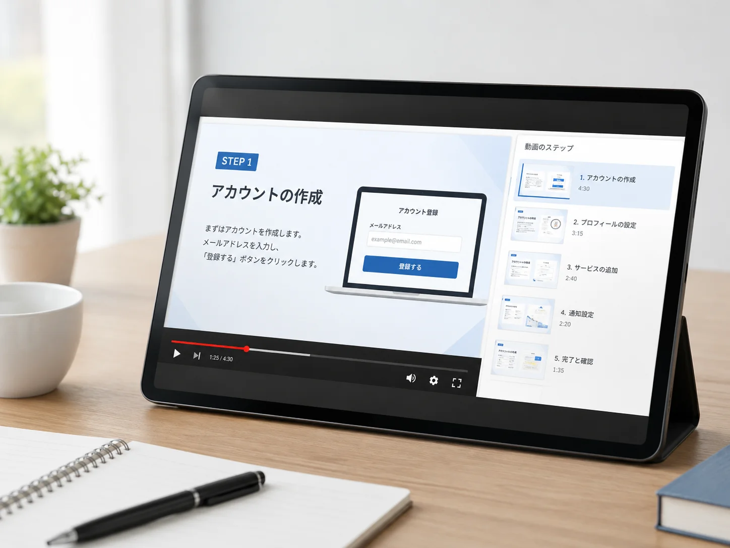 動画での回答
